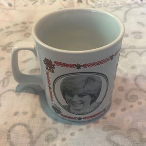 Prince Wales Charles Princess Diana Wedding Marriage Cup 1981 80s Kiln Craft